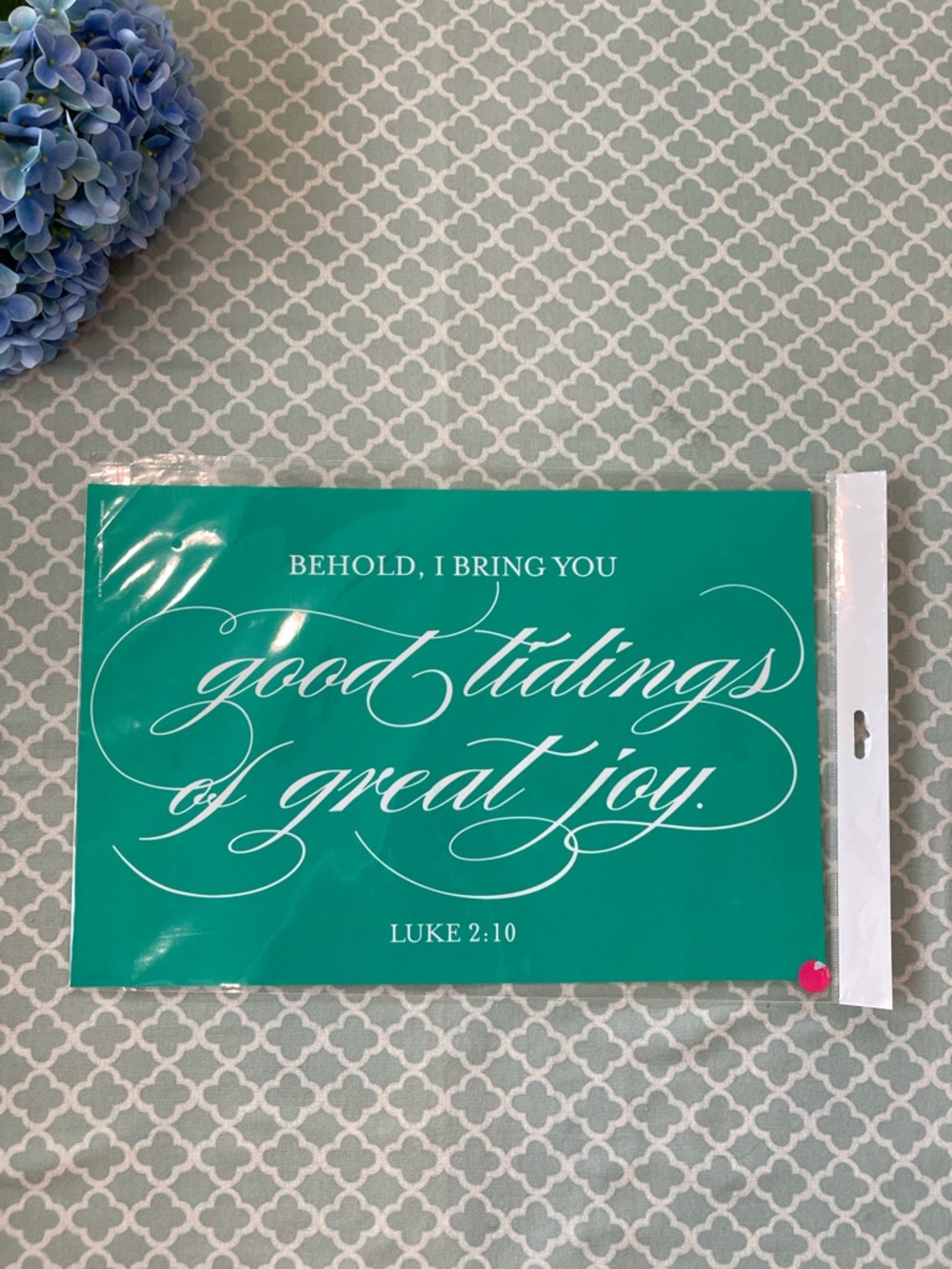 Chalk Couture Good Tidings Silkscreen Stencil NEW